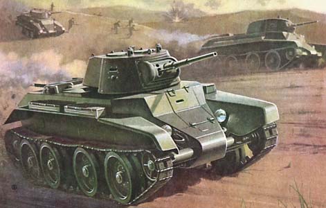 Танк БТ-7 модификаций 1936 и 1939 года