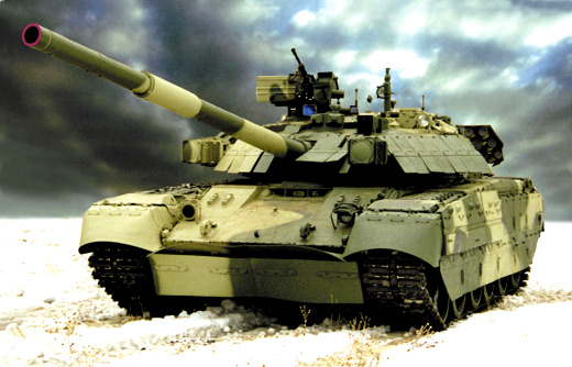 Украинский танк Т-80У "Оплот" и его экспортные модификации