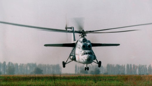 Советский тяжелый транспортный военный вертолет Ми-6