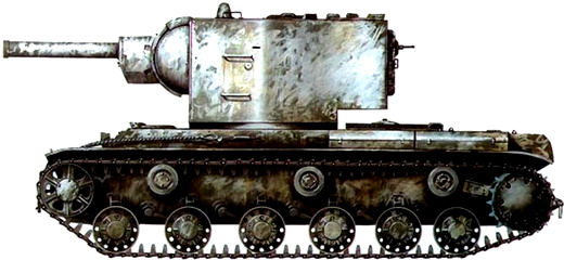 Тяжелый танк КВ-2